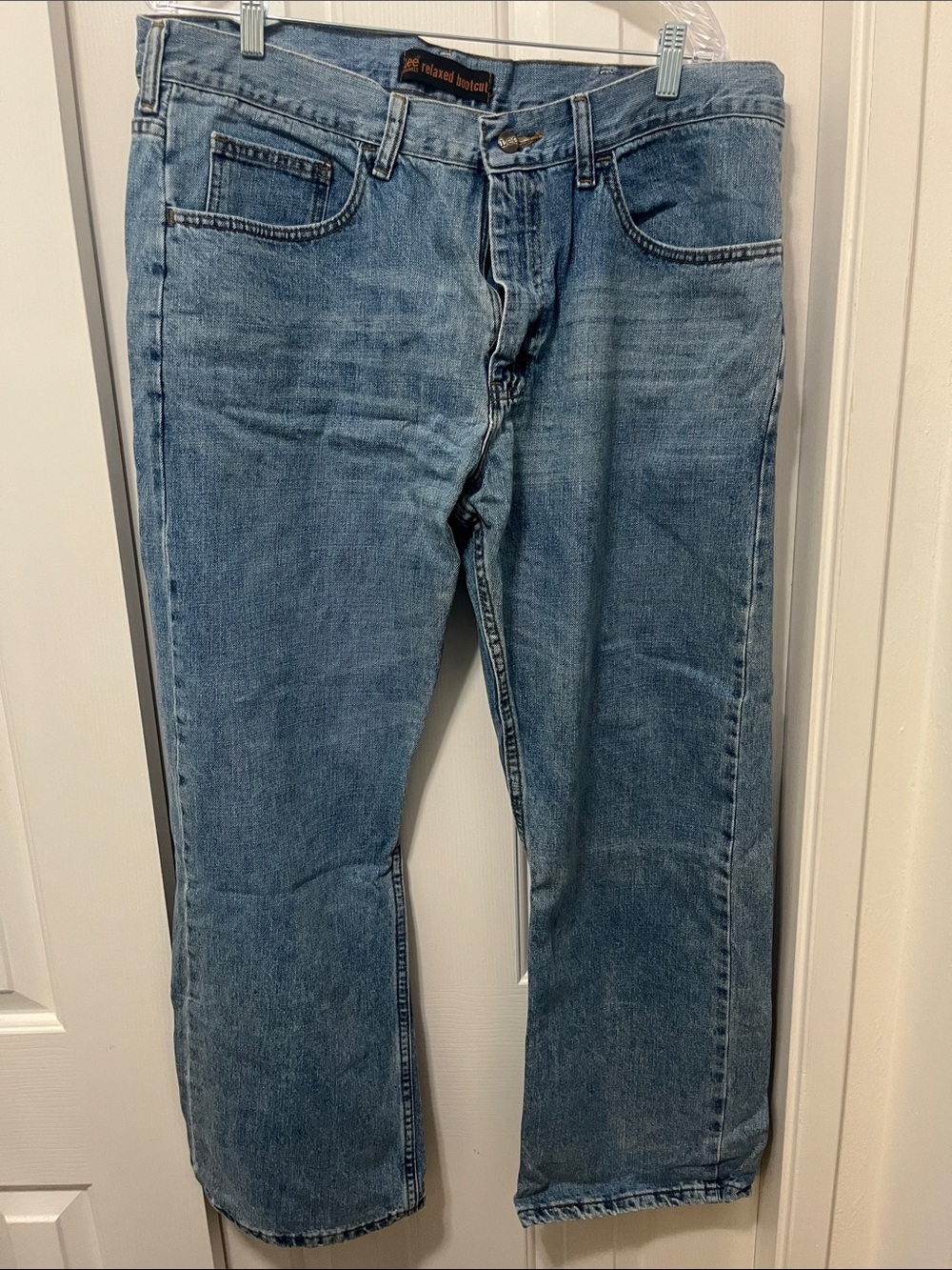 Lee Men’s Relaxed Straight Jeans — Light Blue Wash